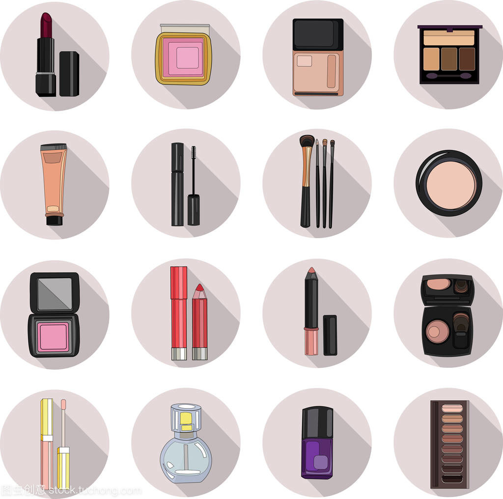 化妆品图标 品牌视觉形象的精髓